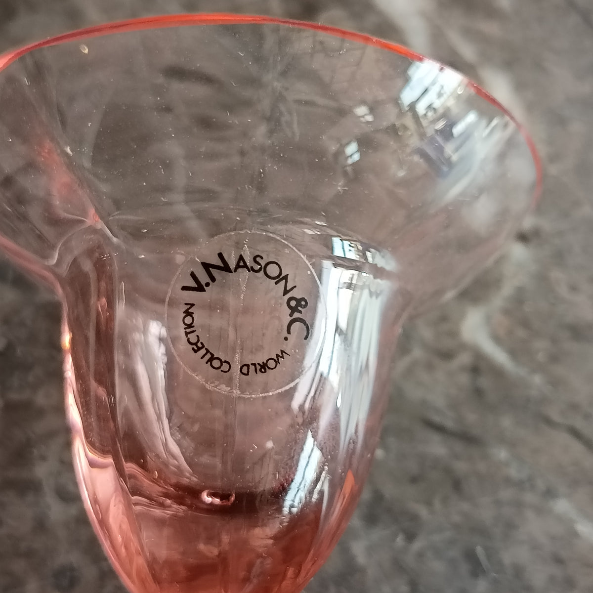 Coppetta Vetro Di Murano Rosa V. Nason & C.
