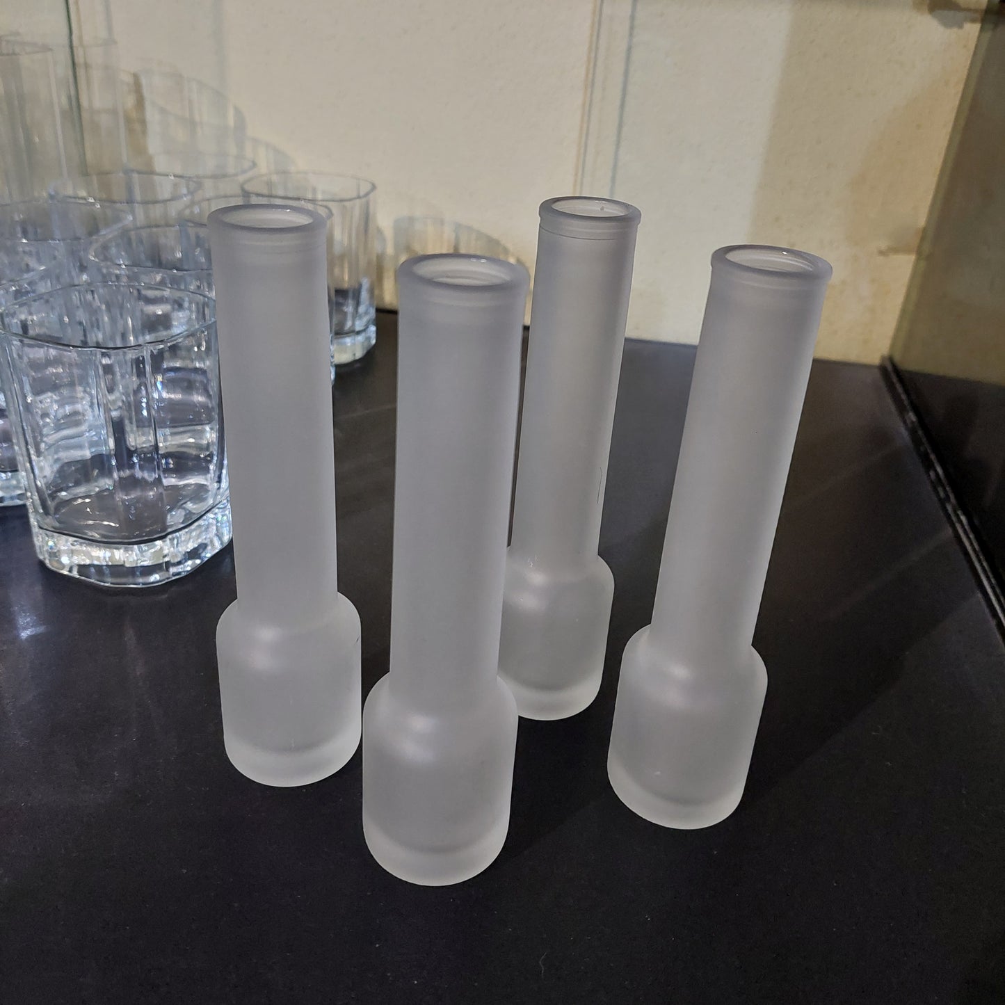 Set/4 Bicchierini Vodka Vetro Satinato