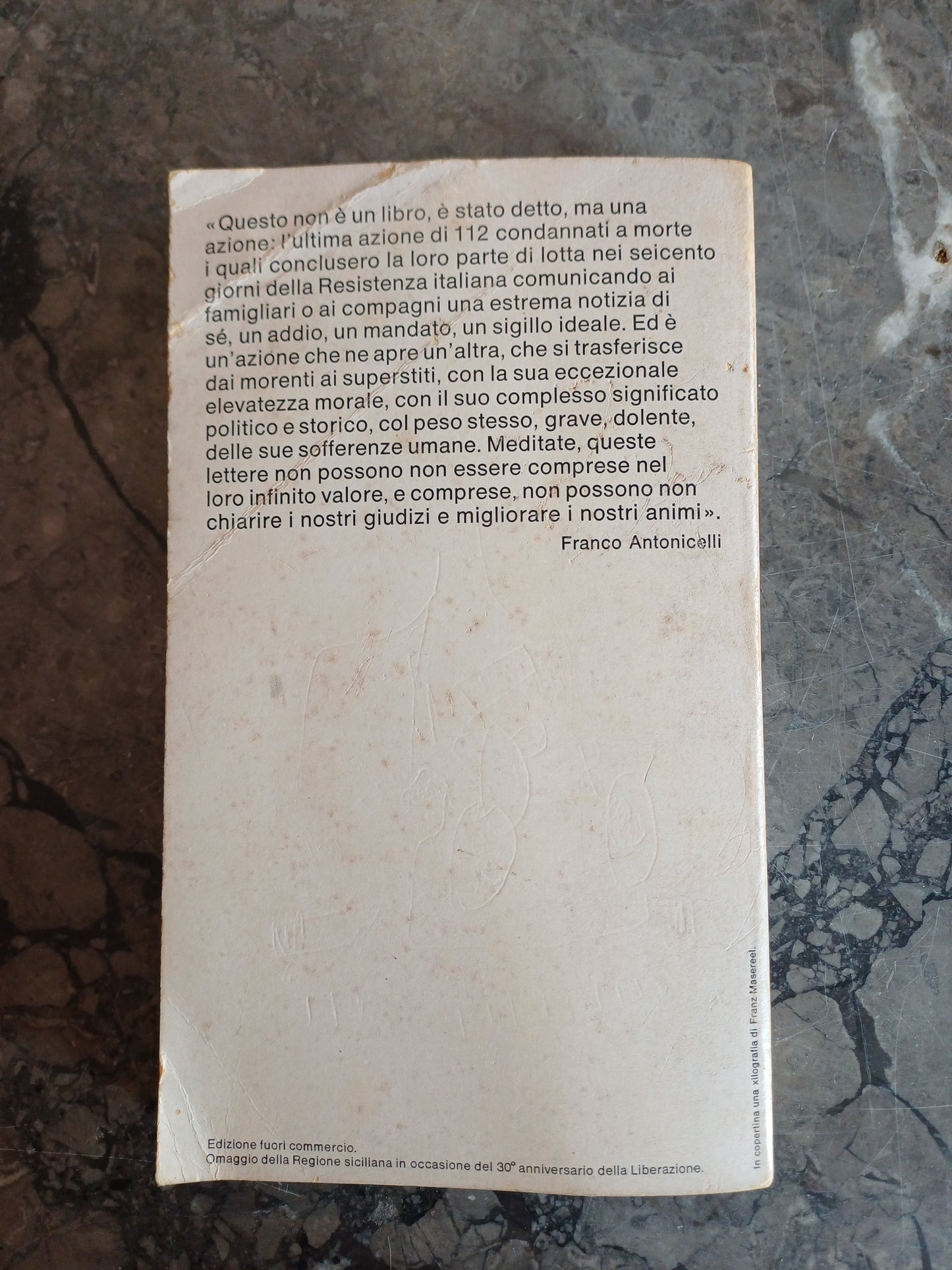 L/lettere Di Condannati A Morte Della Resistenza Italiana