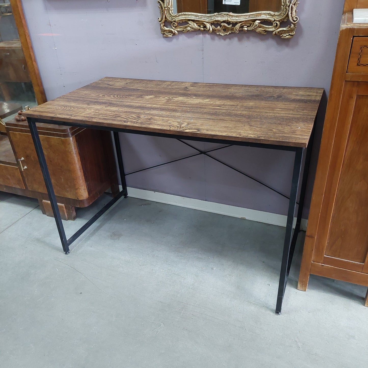 Tavolo Scrivania Ikea Metallo/legno Cm110x60x75h