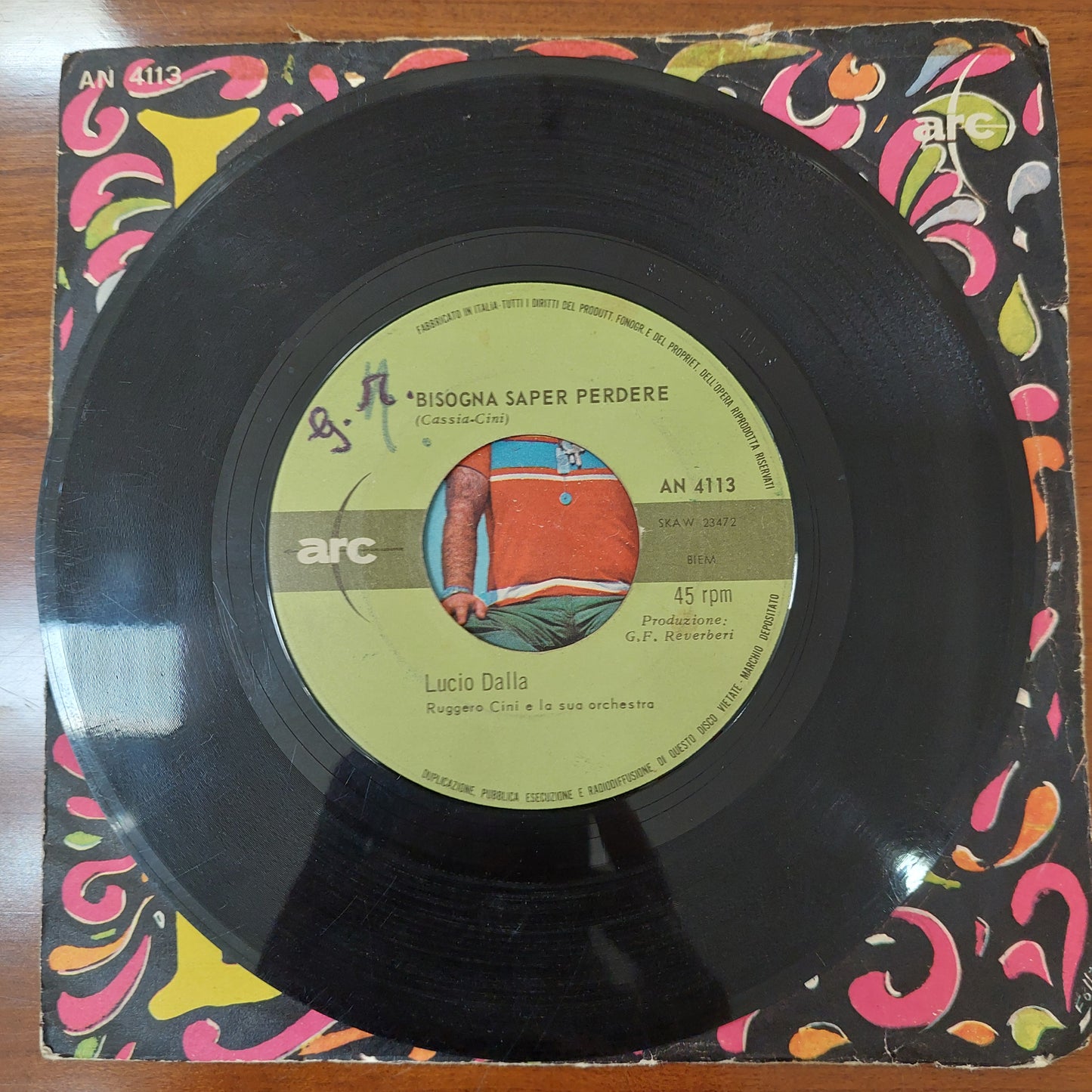 V/lucio Dove Vai - Lucio Dalla (45 Giri)*