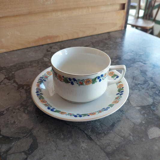 Tazza The Da Collezione Porc Dec Fiori