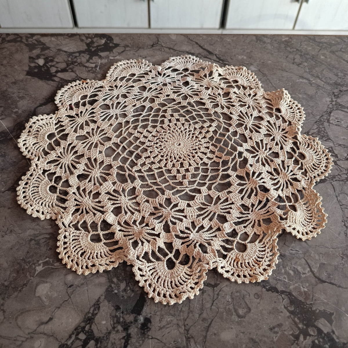 Centrino Ecrù D.32 Cm