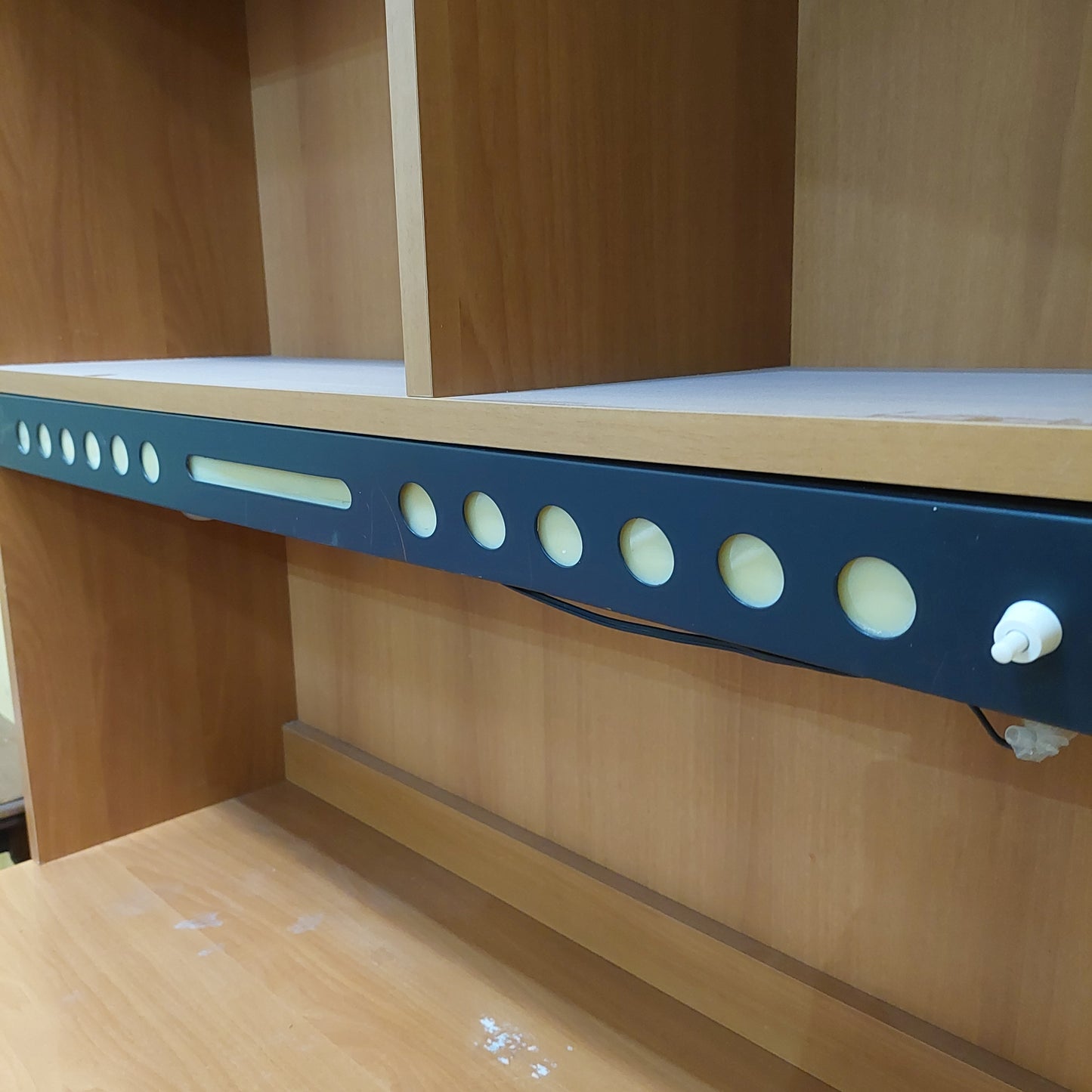 Scrivania 1/c Con Libreria 1/l Cm92x60x200h