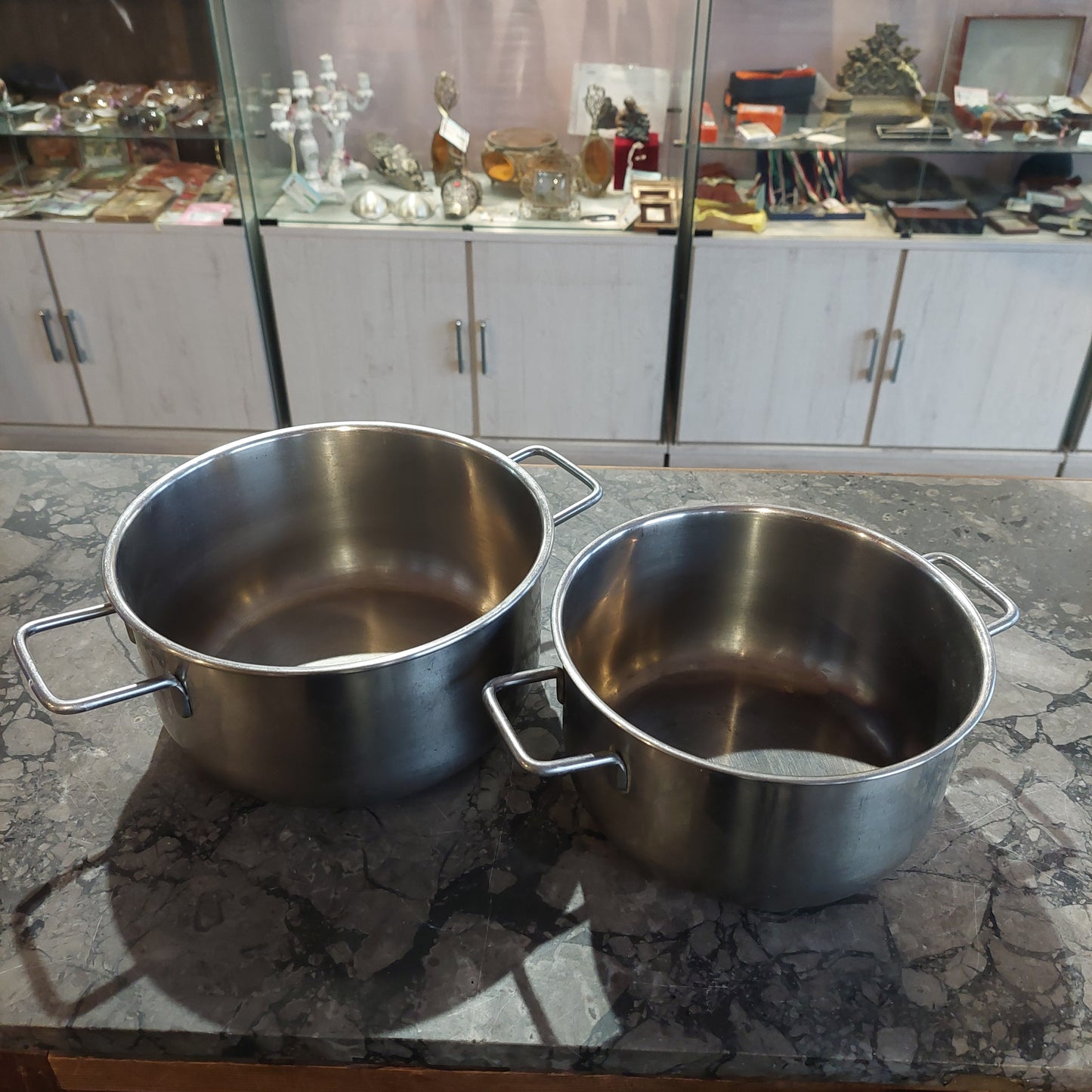 Set/2 Pentole Aeternum Acciaio Inox 18-10 D.19/21