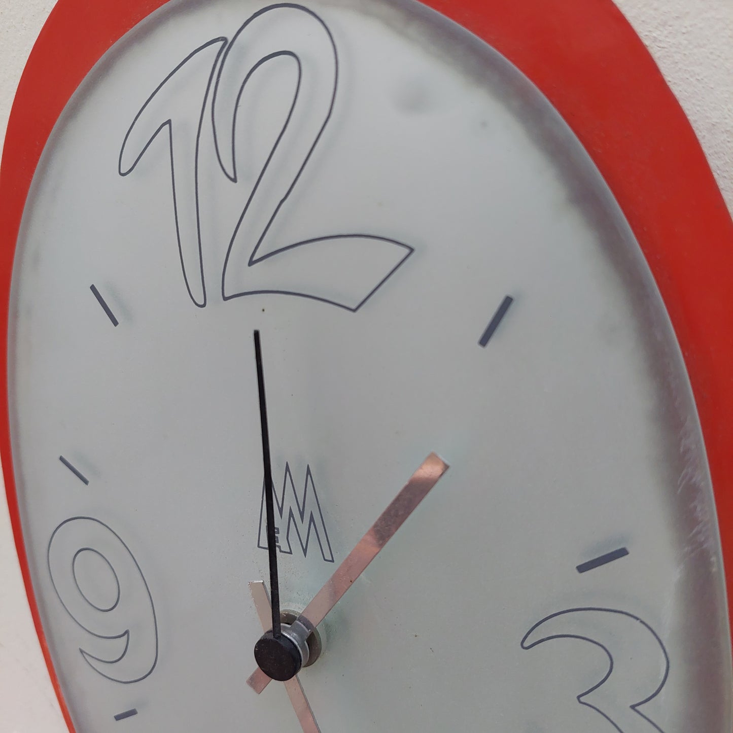 Orologio Da Parete Palloncino Rosso Metallo