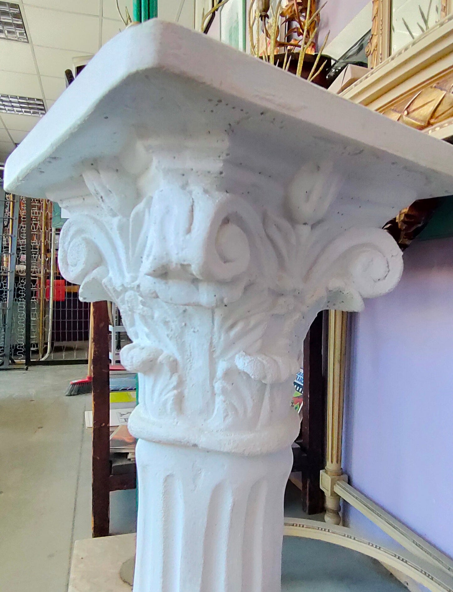 Colonnina Gesso Cm26x26x76h