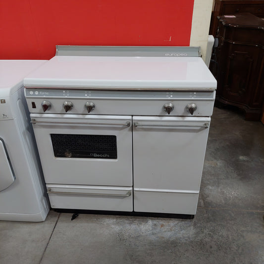 Cucina A Gas Becchi C/portabombola 4/fuochi+forno Cm86x56x92
