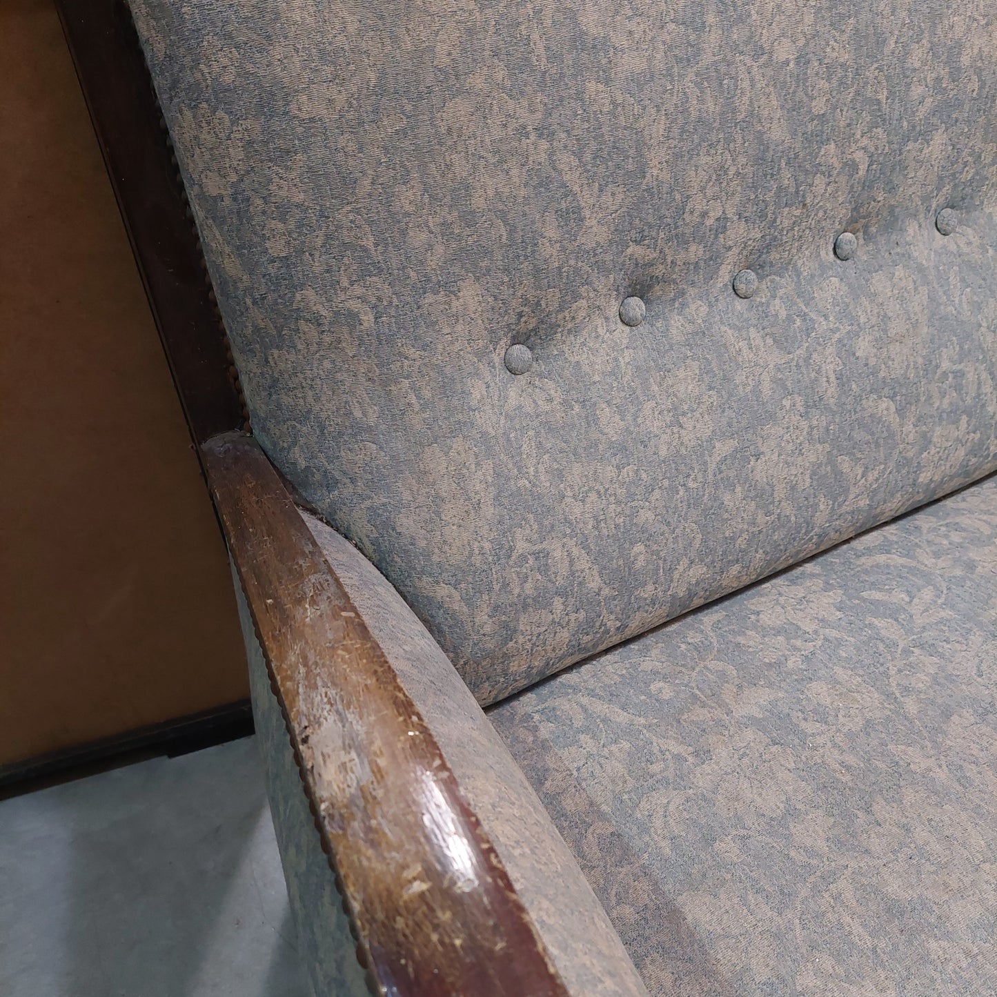 Divanetto * Legno St. Decò Cm135x70x80h