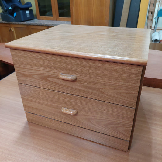 Comodino 2 Cassetti Cm54x46x41h