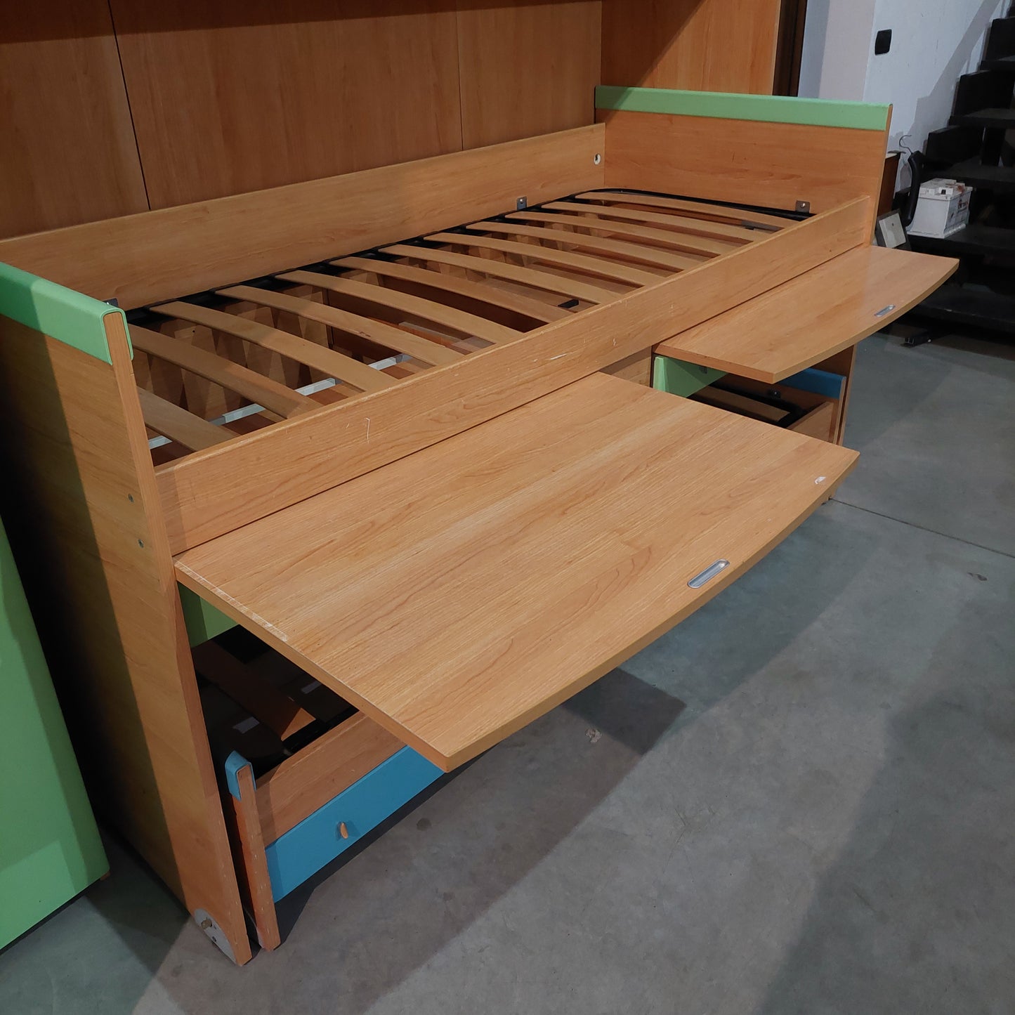 Cameretta Angolare 2 Letti Cm320x106x260h