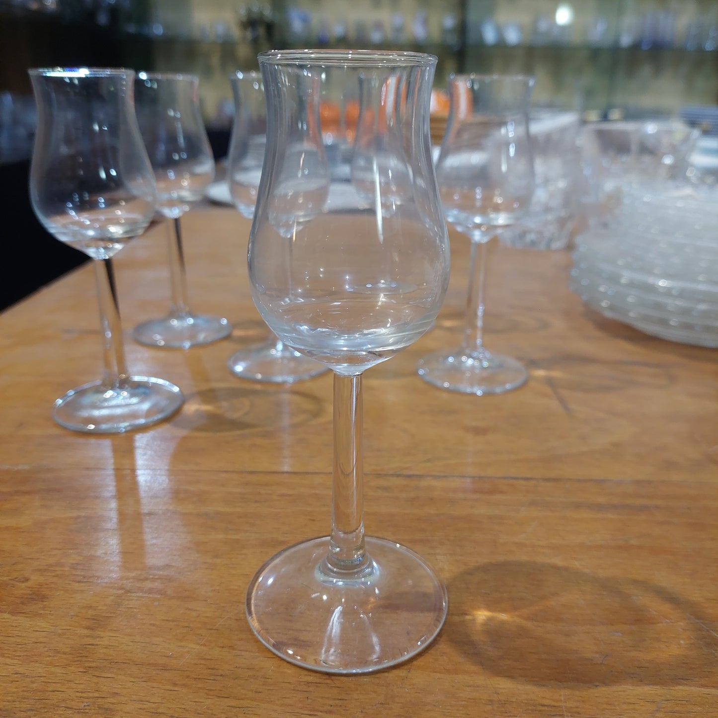 Set/6 Bicchierini Vetro Liquore "tulipano"