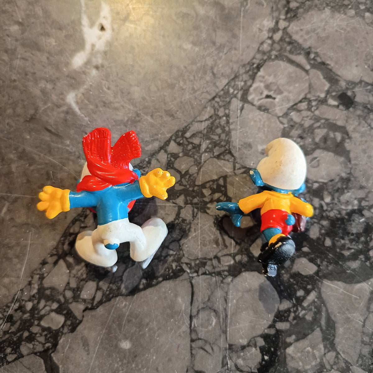 Statuina Puffo Pvc Vintage