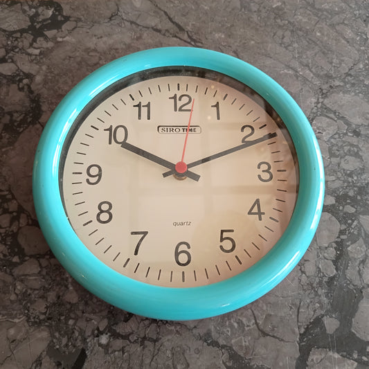 Orologio Da Parete Turchese