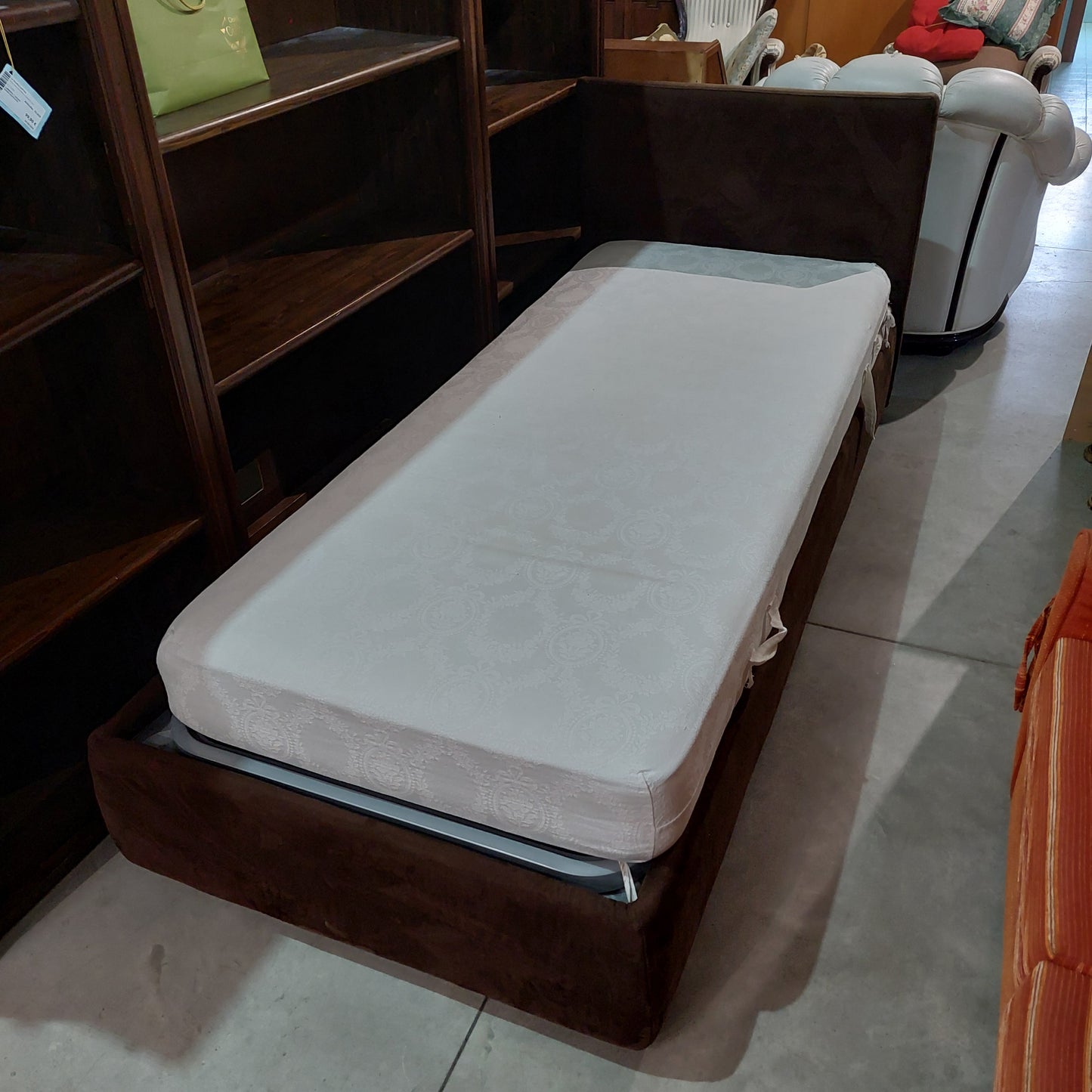 Letto Singolo Contenitore Chateau D'ax Cm90x210x86h