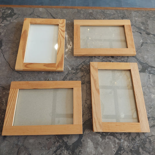 Set/4 Cornicette Legno Cm17,5x12,5