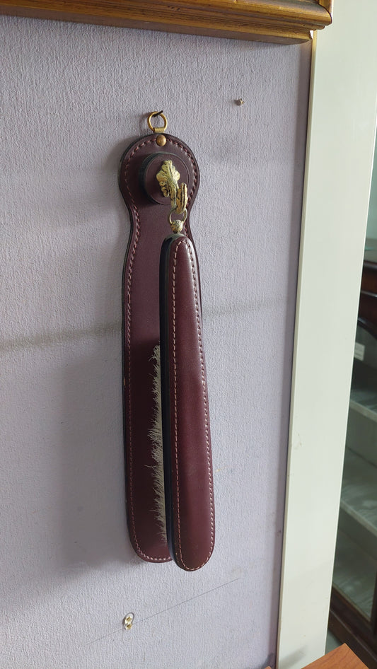 Appendino Da Parete Cuoio Con Spazzola Vintage