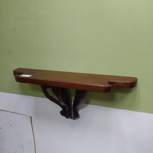 Consolle Sospesa Da Parete In Noce Cm 90,5x20,5