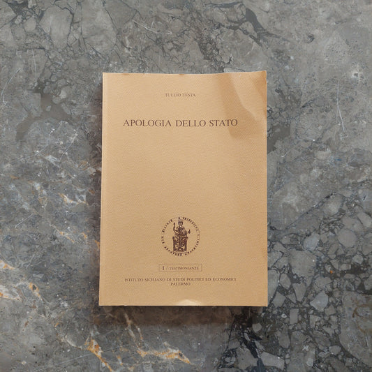 Apologia Dello Stato - T. Testa