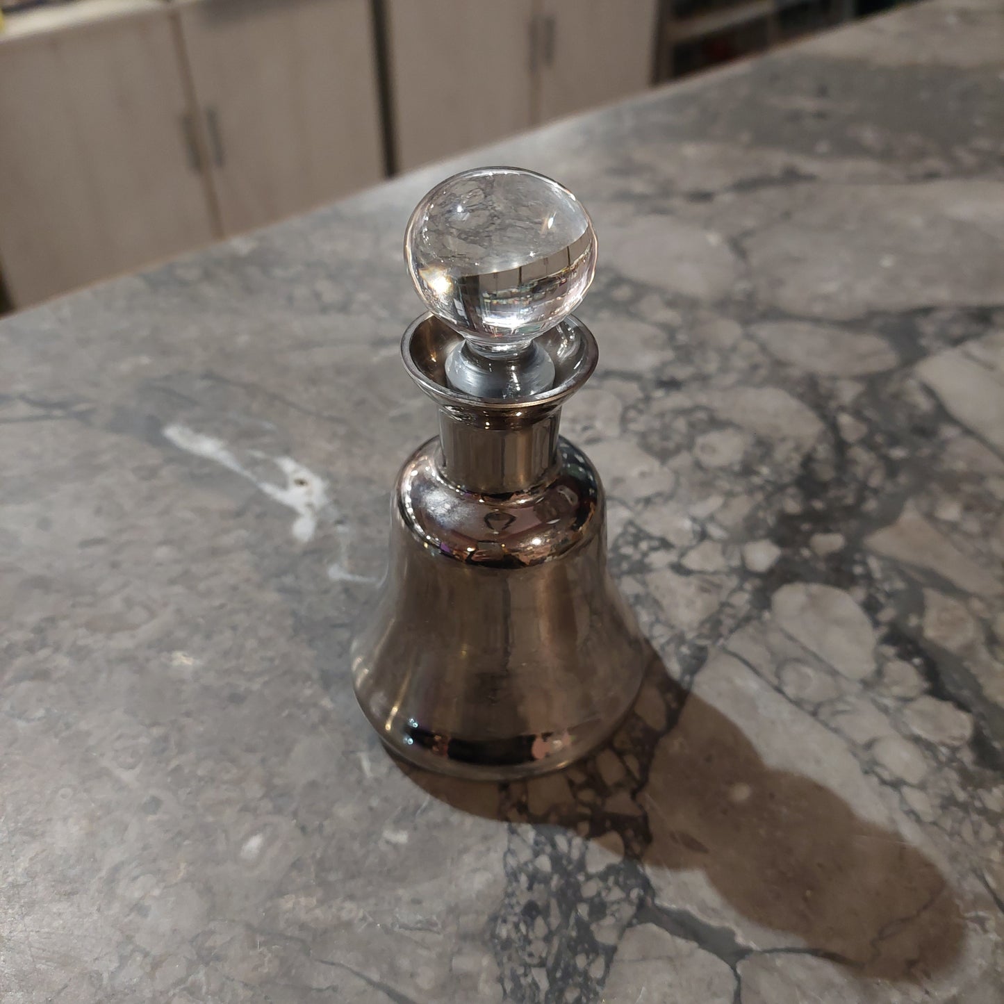 Bottiglietta Cristallo Bagno Argento