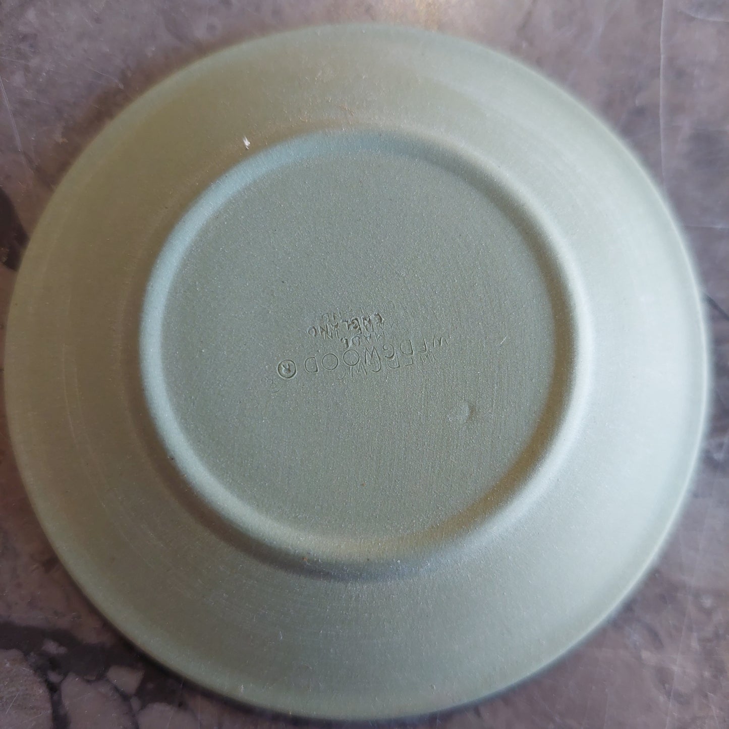 Piattino Verde Wedgwood Porcellana Inglese