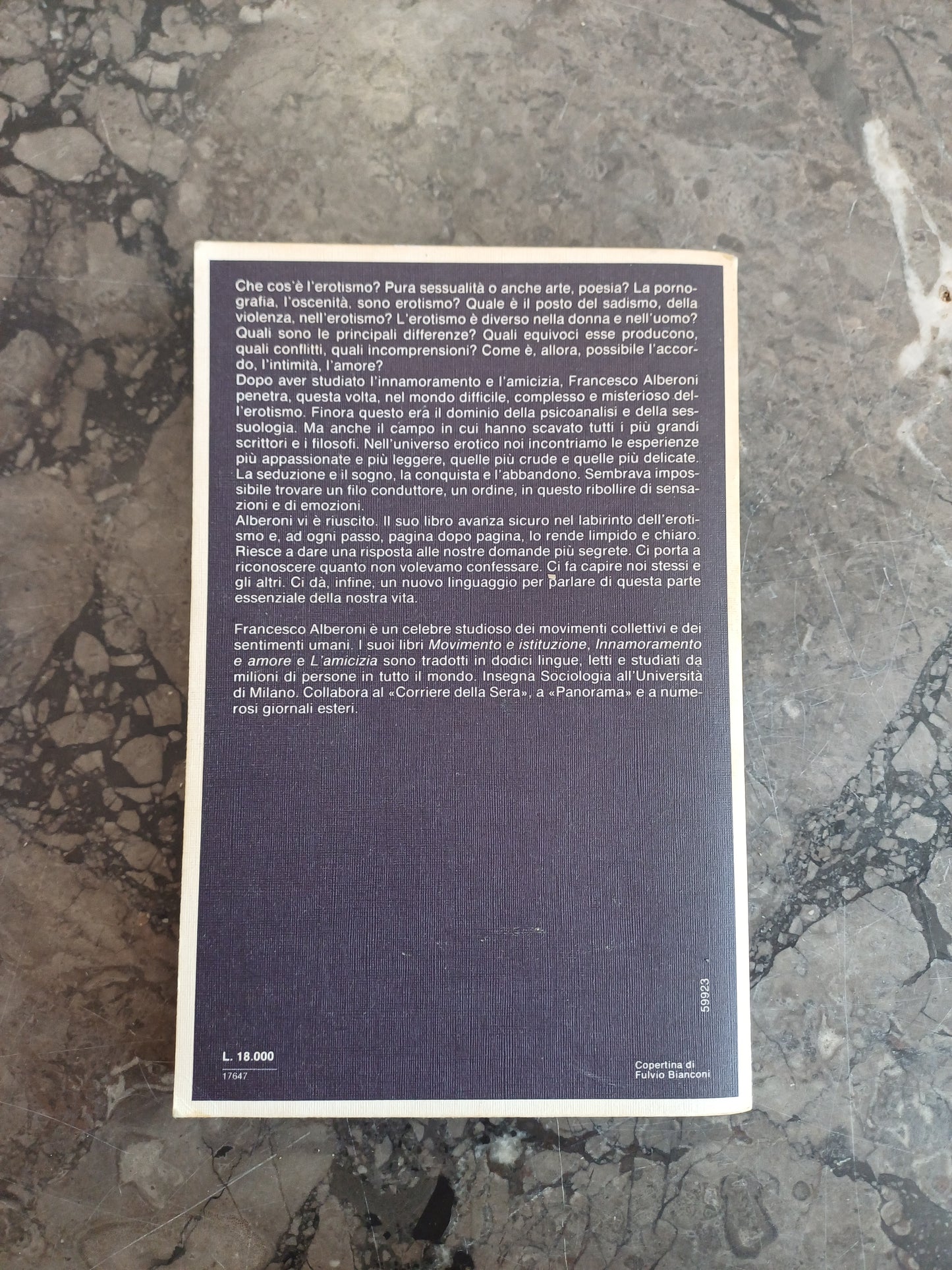 L/l'erotismo - F. Alberoni