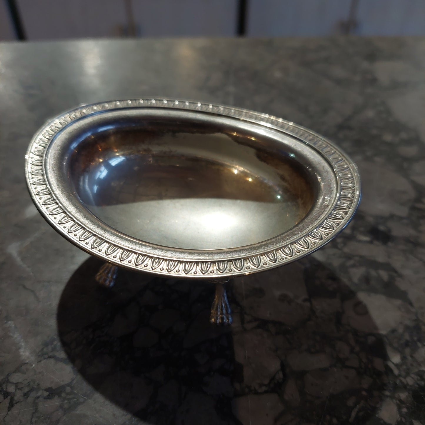 Ciotolina A Barchetta Silverplated St.inglese