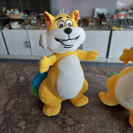 Peluche Gattone Giallo