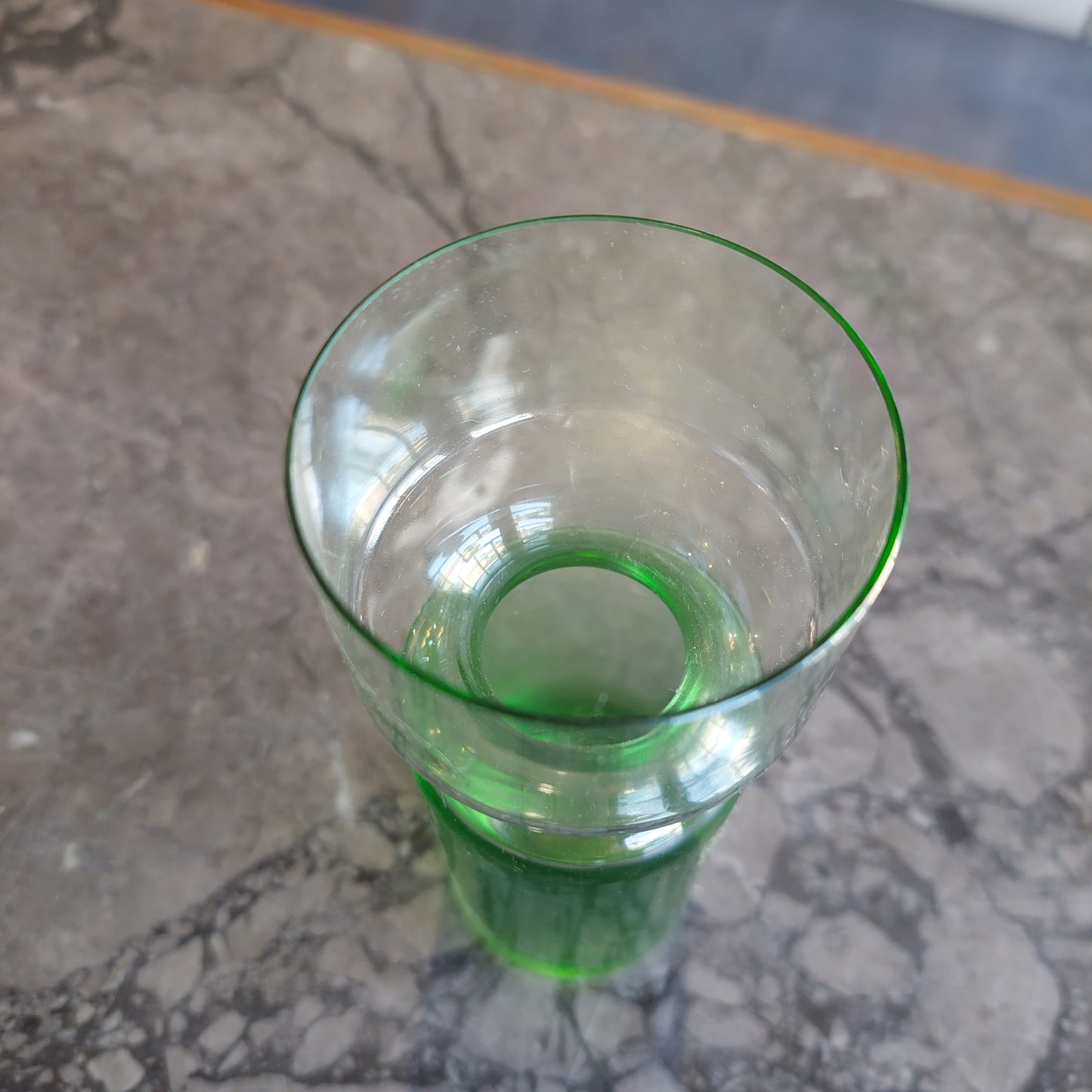Vasetto Cristallo Verde D5,5x15h