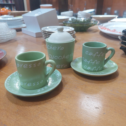 Tete A Tete Espresso Ceram. Verde