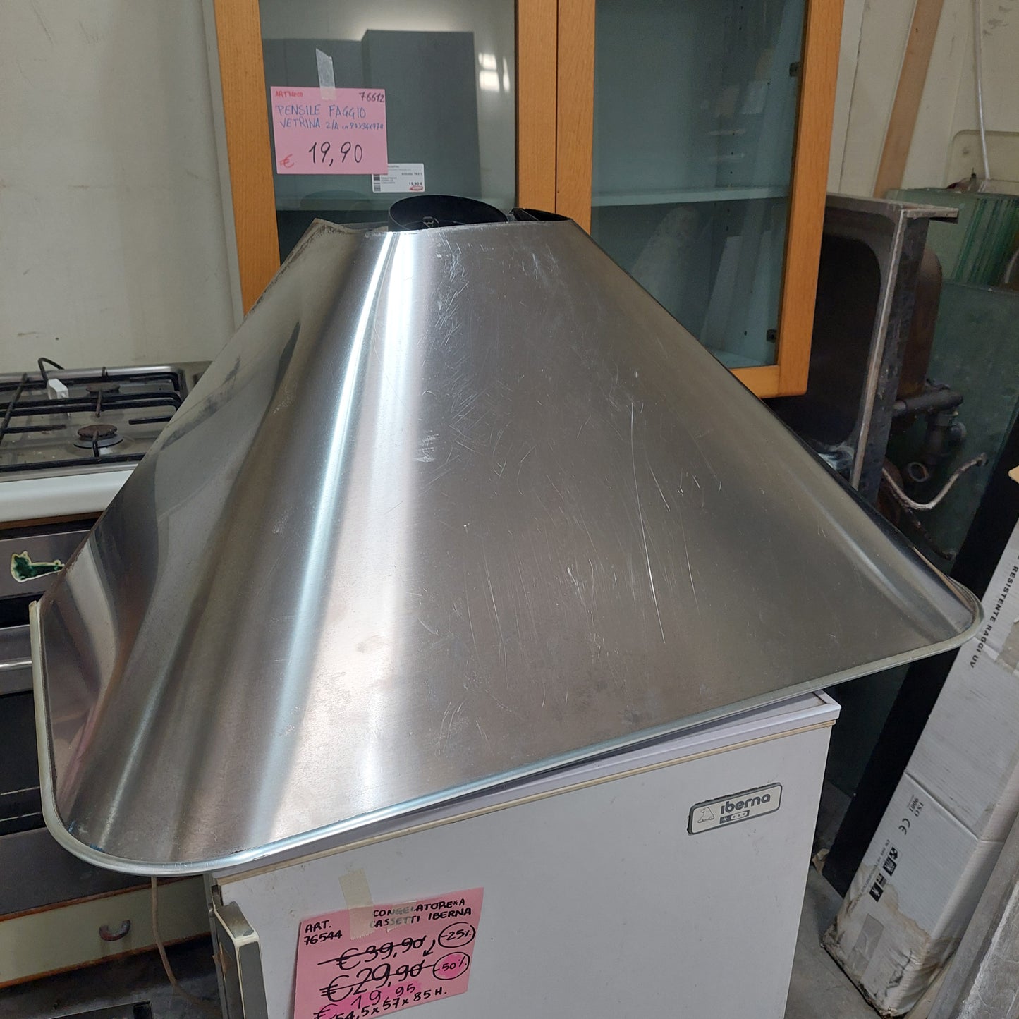 Cappa Acciaio Cm90x5040h