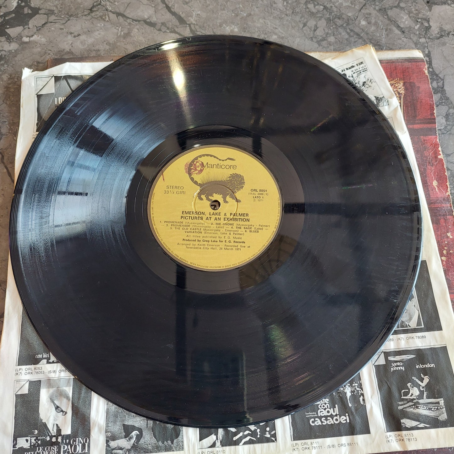 V/pictures At An Exhibition - Emerson, Lake & Palmer