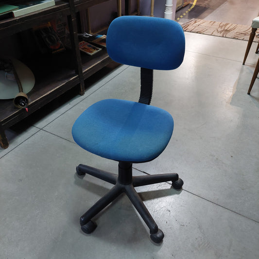 Sedia Da Scrivania Azzurra C/ruote