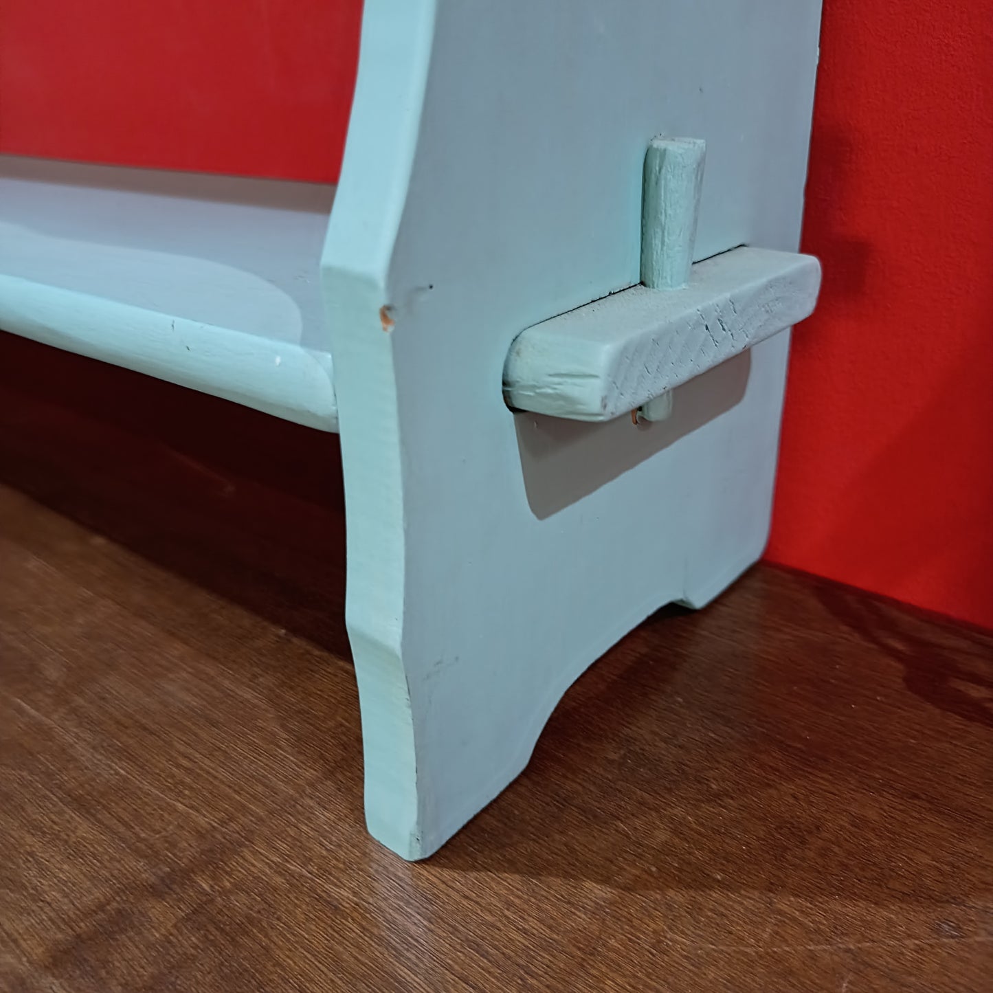 Piattaia Legno Verde 2/ripiani Cm73x16x52h