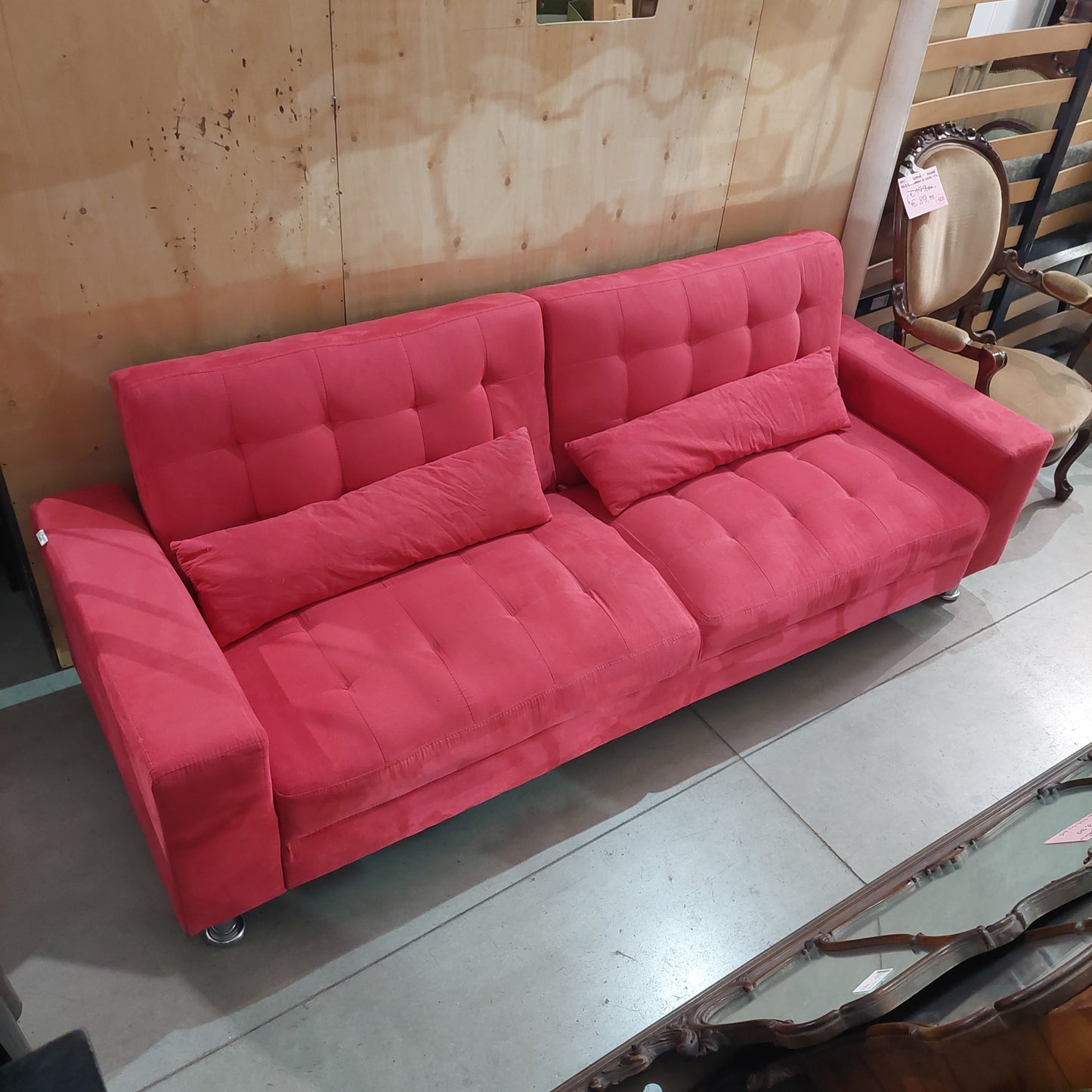 Divano Letto Clic Clac Modus Sofà Magenta Cm217x80x80