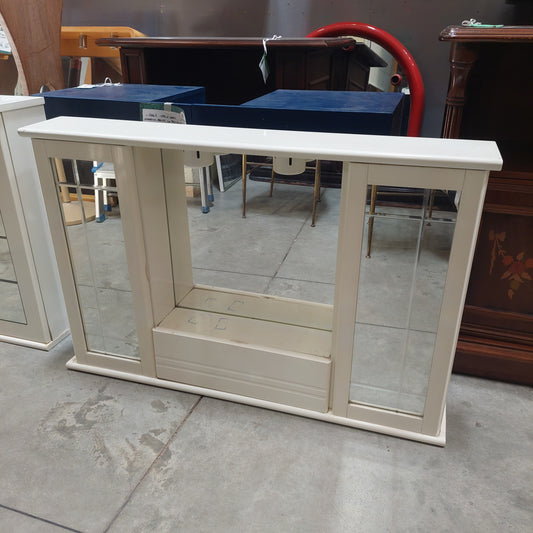 Specchio/mobiletto* Bagno Bianco 3/ante