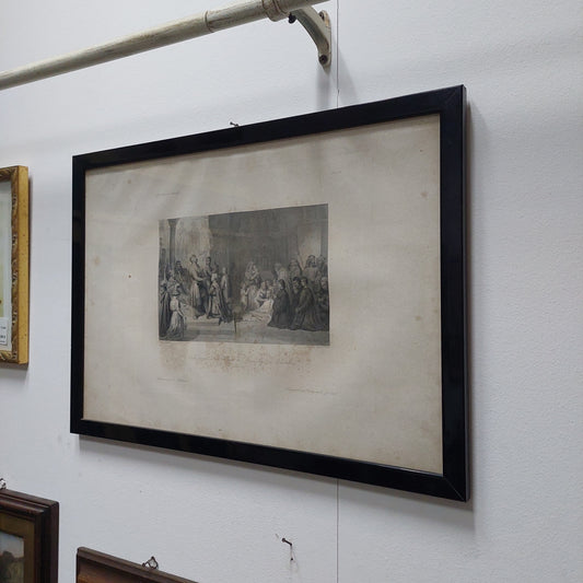 Quadro Stampa Francese Antica
