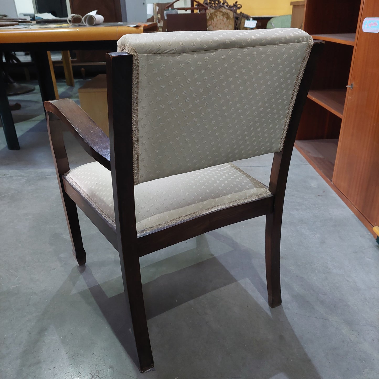 Coppia Poltroncine Legno Stile Deco'