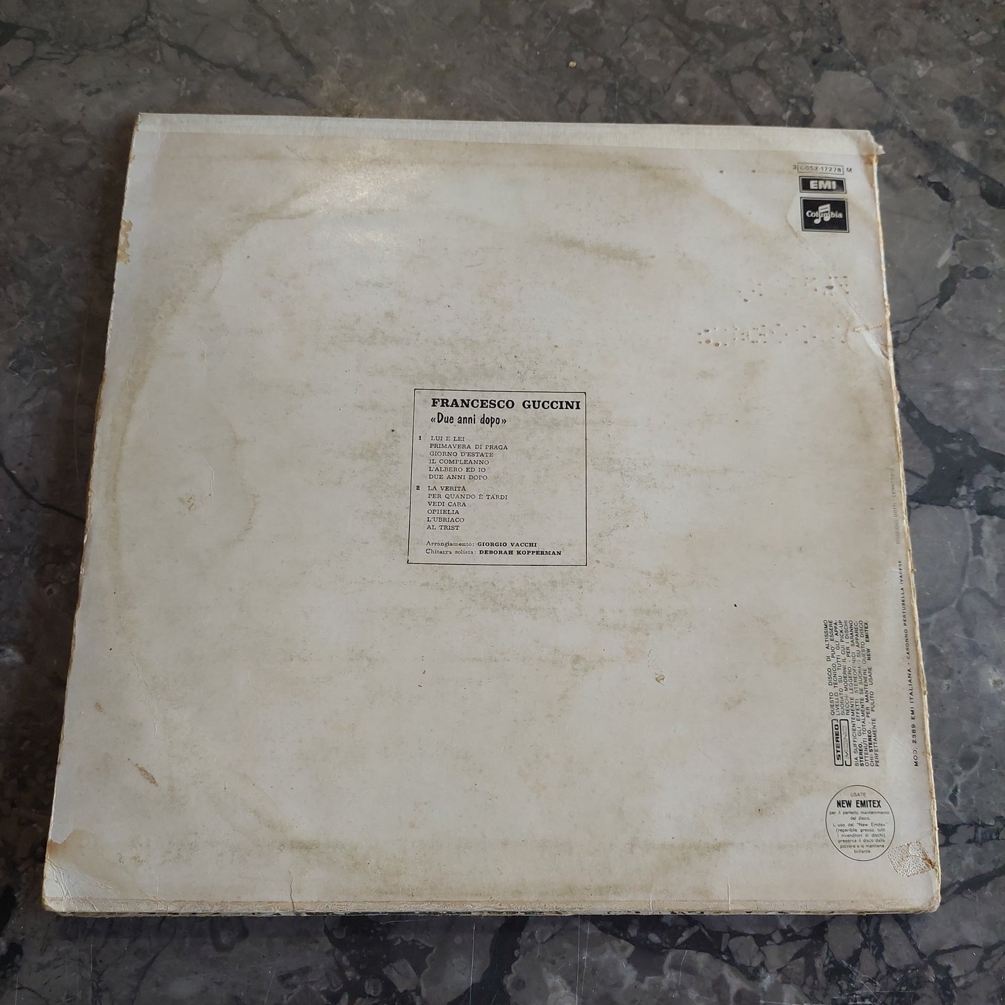 V/due Anni Dopo - Francesco Guccini (lp)