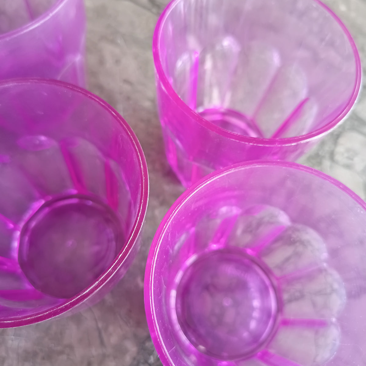 Set/6 Bicchieri Guzzini Plastica Viola