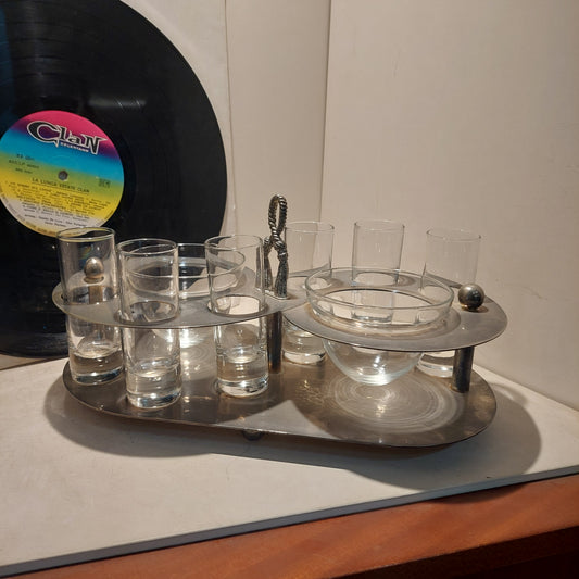 Set/da Portata Vodka E Caviale Silverplated