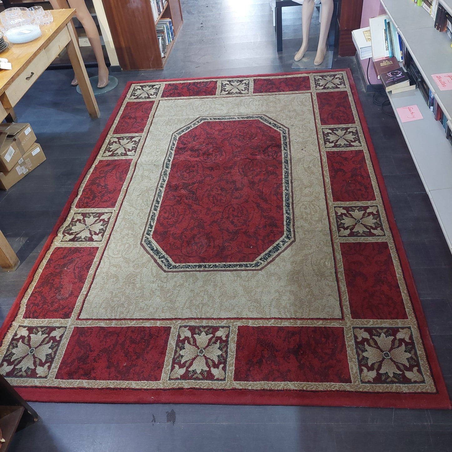 Tappeto Bordeaux Moderno Cm200x290
