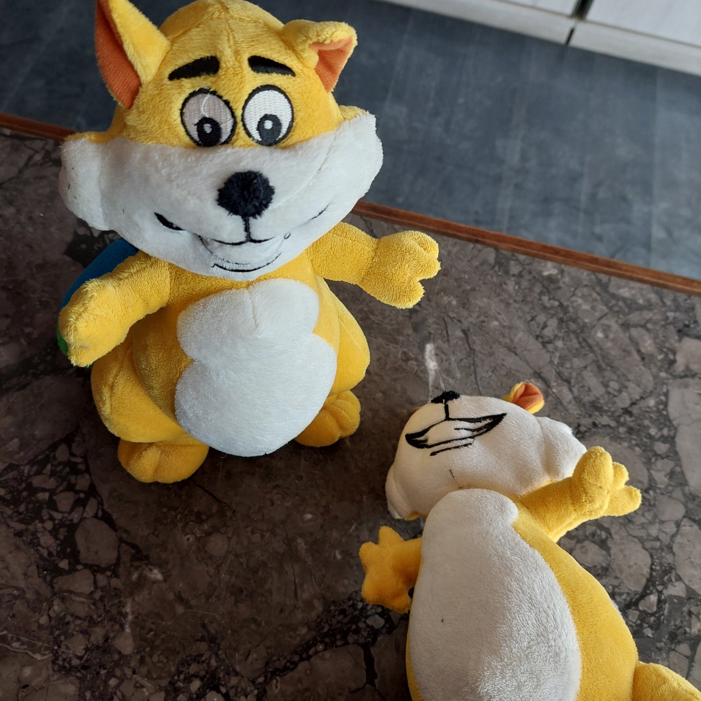 Peluche Gattone Giallo