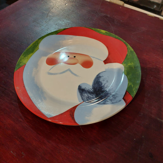 Piatto Babbo Natale Porcellana Le Cadeau D26
