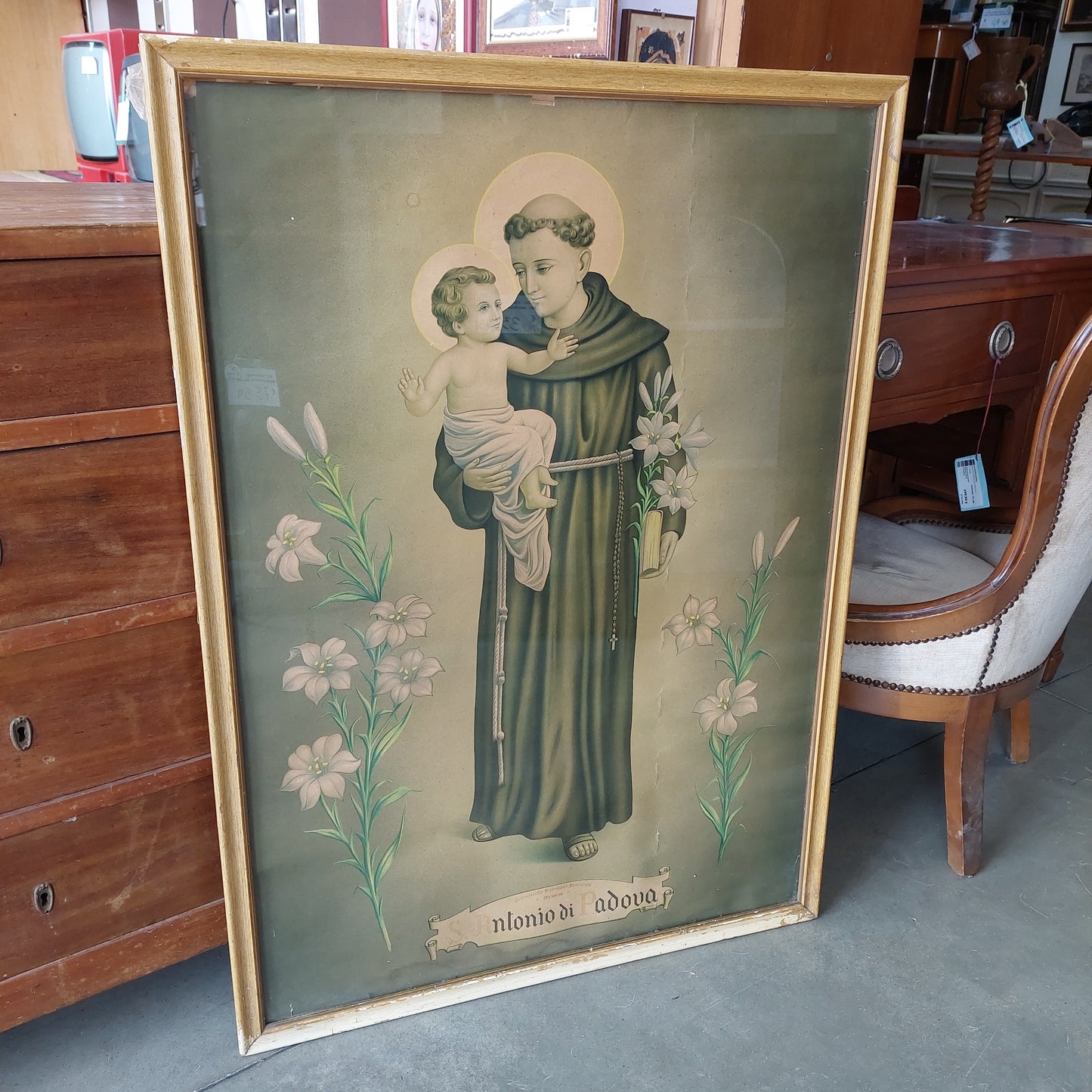 Quadro Stampa* Antica S.antonio Di Padova