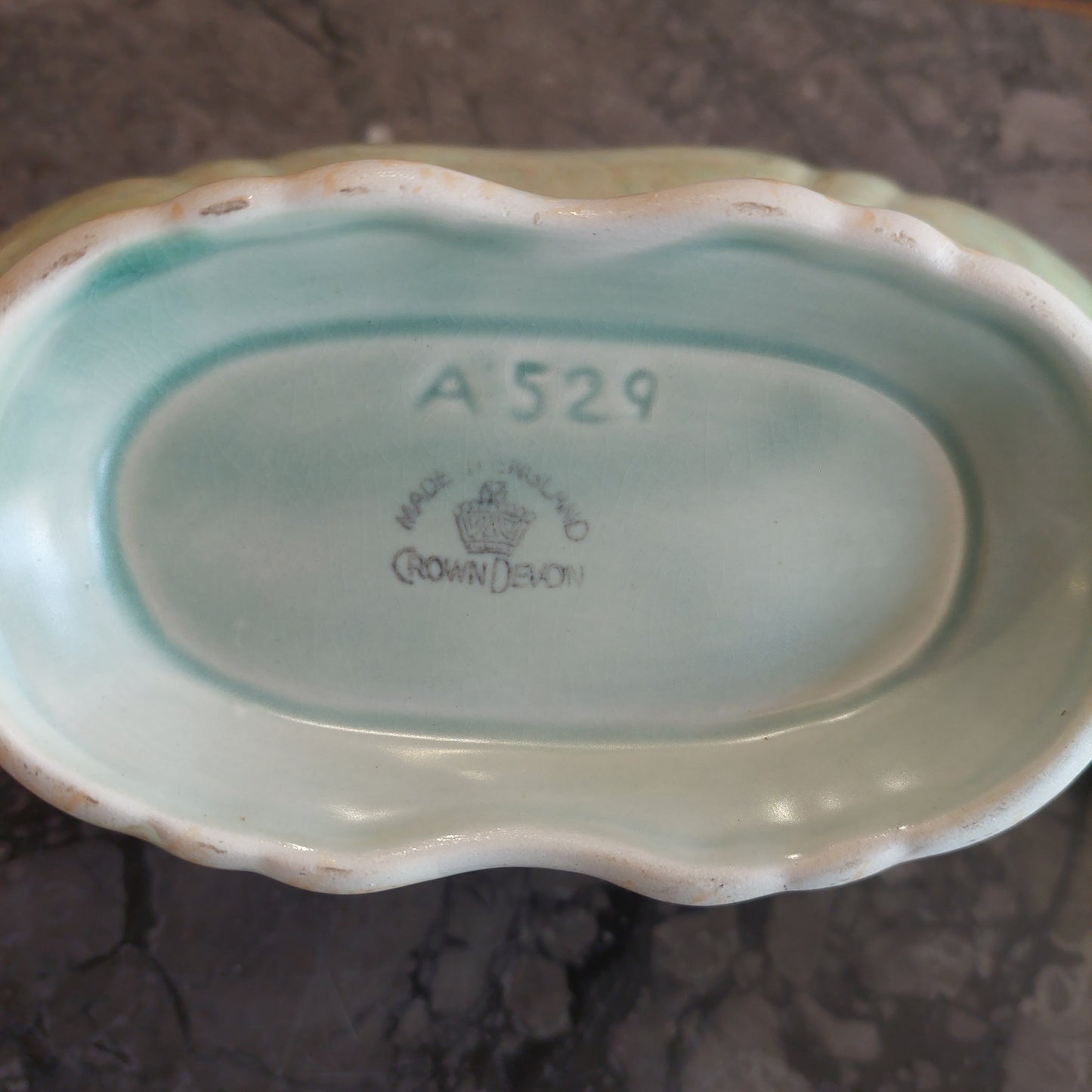 Centrotavola Ceramica Inglese Crown Devon England Primi 900
