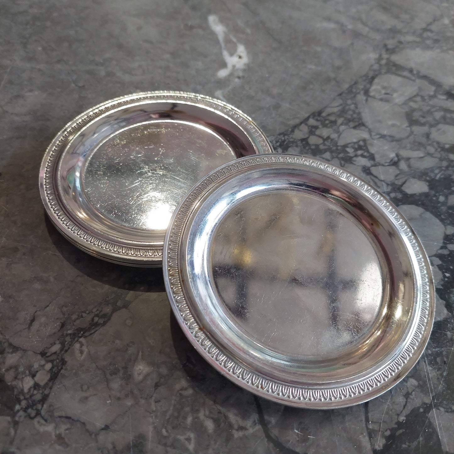 Set/6 Piattini Acciaio Inox
