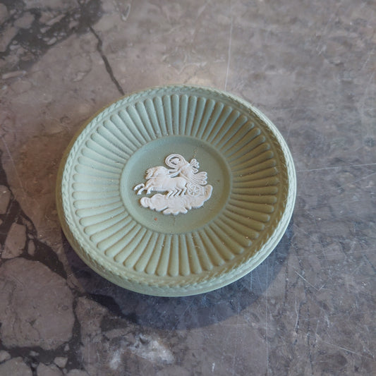 Piattino Verde Wedgwood Porcellana Inglese