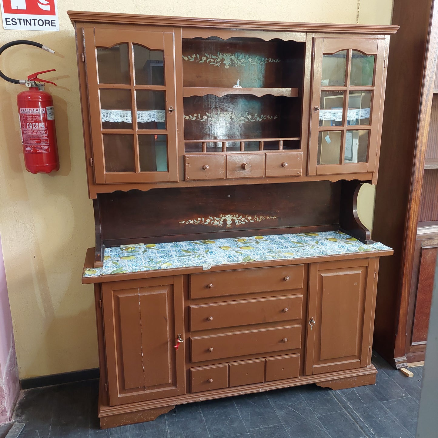 Credenza * St. Country 4/s 5/c Cm162x45x196h