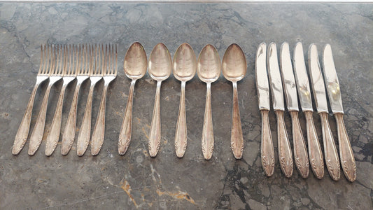 Serv/17 Posate Silver Plated Vintage